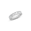 Emerald cut Diamond Eternity Band