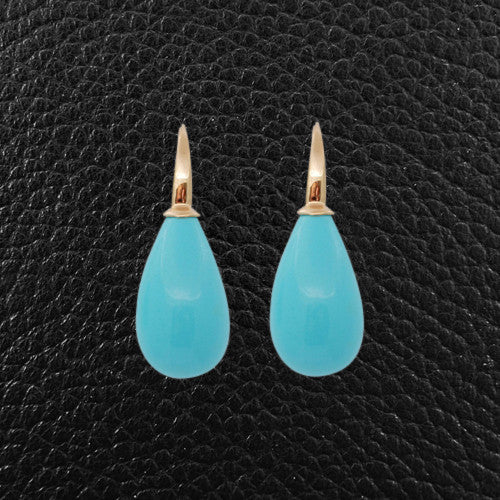 Pear shaped Turquoise Earrings
