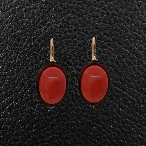 Coral Dangle Earrings