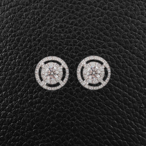 Multiple Round Diamond Earrings