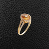 Citrine & Diamond Ring