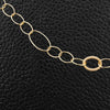 Gold Polished & Florentine Finish Necklace