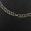 Rose & White Gold Link Necklace