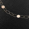 Polished Gold Oval Link Necklace