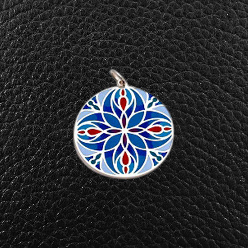 Enamel Stained Glass Pendant