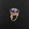 Oval Amethyst Ring