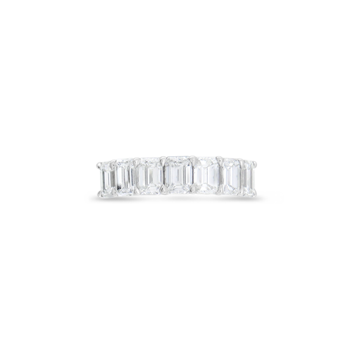 Emerald Cut Diamond Wedding/Anniversary Band