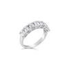 Emerald Cut Diamond Wedding/Anniversary Band