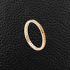 Yellow Sapphire Eternity Band