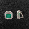 Emerald & Diamond Earrings