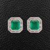 Emerald & Diamond Earrings