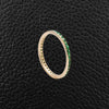 Tsavorite Eternity Band