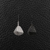 One Black Diamond & One White Diamond Earring