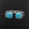 Turquoise, Sapphire, & Diamond Bracelet