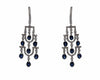 Sapphire & Diamond Chandelier Earrings