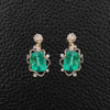 Emerald & Diamond Earrings