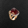 Rubellite & Diamond Ring