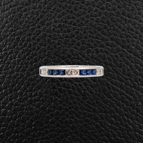 Sapphire & Diamond Band