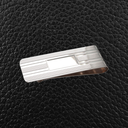 Sterling Silver Money Clip, Engravable