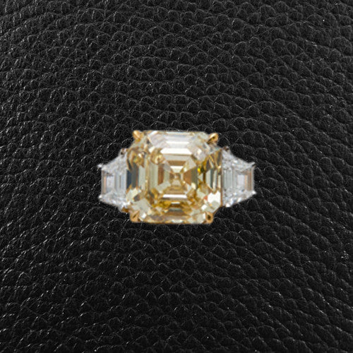 Fancy Intense Yellow Diamond Ring