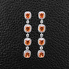 Spessartite Garnet & Diamond Set