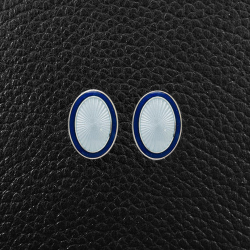 Oval Sunburst Cufflinks