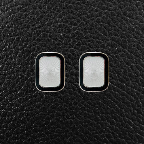 Rounded Square Enamel Cufflinks