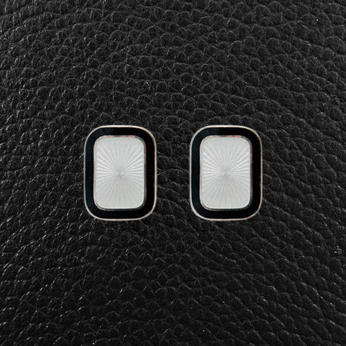 Rounded Square Enamel Cufflinks