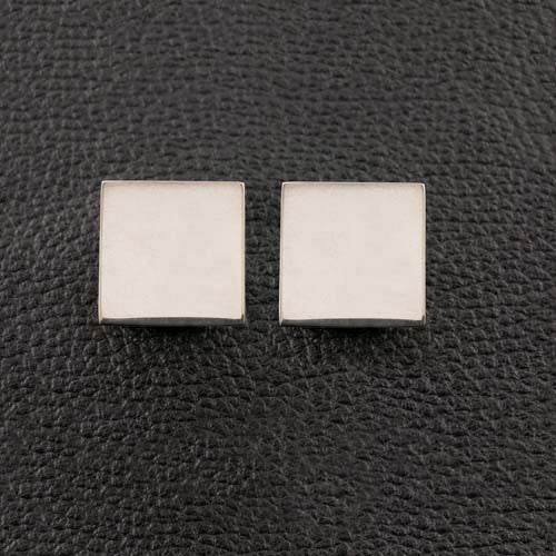 Square Sterling Silver Cufflinks