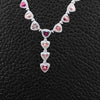 Tourmaline & Diamond Necklace & Earrings Set
