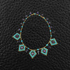 Amethyst, Turquoise & Diamond Estate Necklace