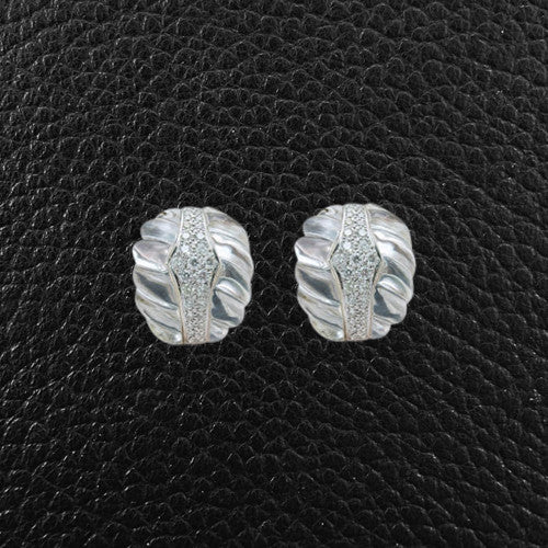 Crystal & Diamond Earrings