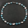 Blue Topaz & Rose Quartz Necklace