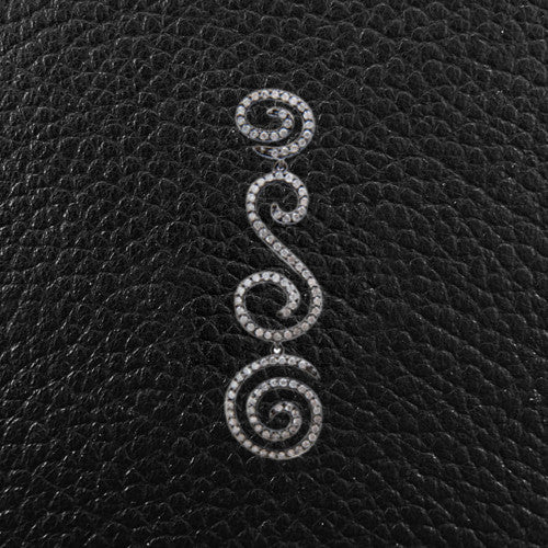 Diamond Swirl Pendant