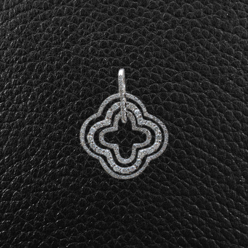 Triple Clover Diamond Pendant