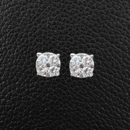 Multi-Diamond Earrings
