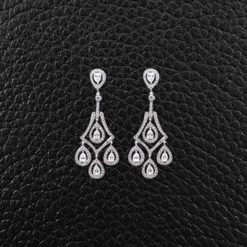 Diamond Chandelier Earrings