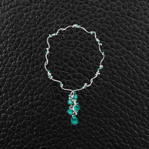 Emerald & Diamond Necklace