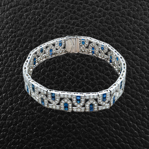 Sapphire & Diamond Bracelet