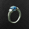 Oval Sapphire & Diamond Ring