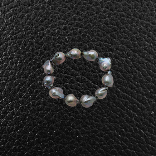 Gray Baroque Pearl Bracelet