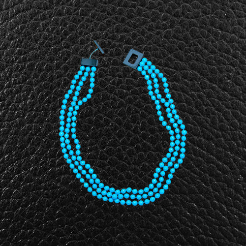Triple Strand Turquoise Necklace