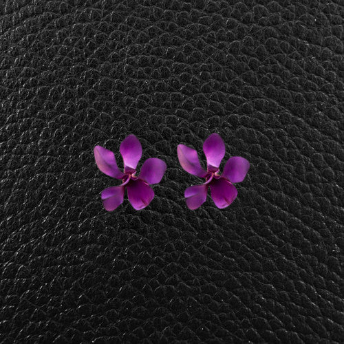 Titanium Flower Earrings