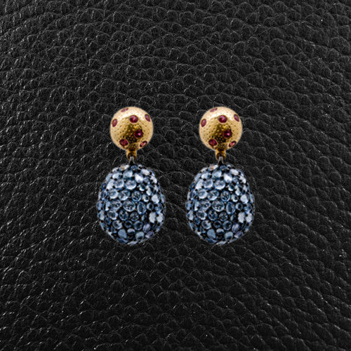 Sapphire Dangle Earrings