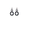 Black & White Diamond Dangle Earrings