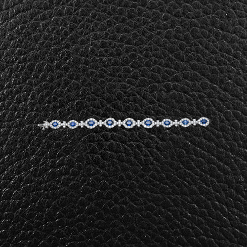 Sapphire & Diamond Bracelet
