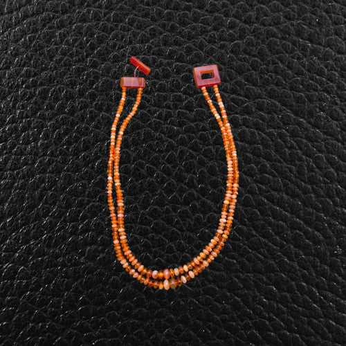 Double Row Opal Bead Necklace
