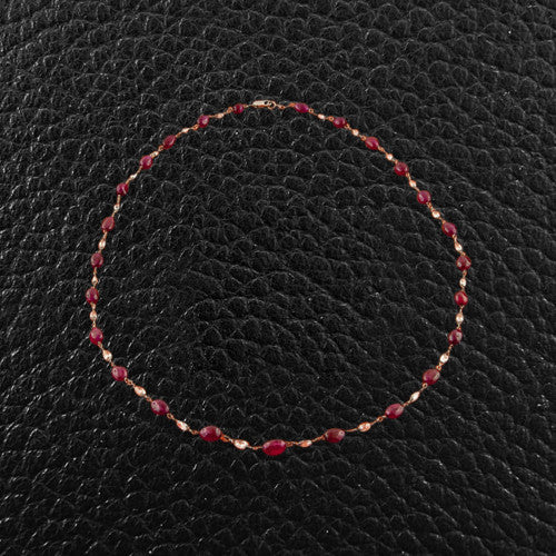 Ruby & Diamond Necklace