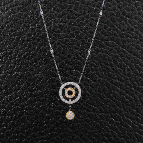 Diamond Circle Pendant