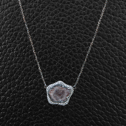 Diamond Slice Necklace